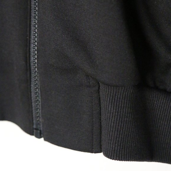 Cabi Chance Bomber Jacket S High Neck Full Zip Up Stretch Jersey Black 3731 $139 - Picture 9 of 16